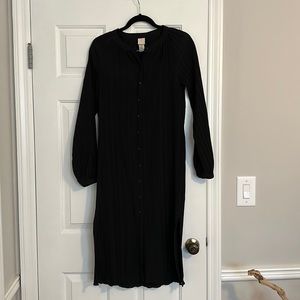 H&M long sleeve midi dress